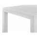 Beliani Mesa de jardín FOSSANO 80x80 Blanco