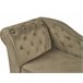 Beliani Chaise longue izquierdo Terciopelo NIMES Verde