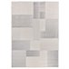 Alfombra geométrica con relieve BARESA - ATTICGO 160x230 Gris