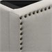 Cama con almacenamiento 200x160 Gris Claro