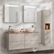 Mueble bajo lavabo encimera Manoa 120 Beige