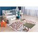 Alfombra FUN Honey para niños oso abejas 240x330 Blanco