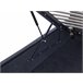Beliani Cama con somier Terciopelo VERNOYES 148x214 Negro