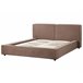 Beliani Cama con somier Bouclé LINARDS 210x242 Blanco