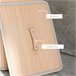 Cesto para Ropa Sucia Bambú, PU, bolsa de lona HOMCOM Beige