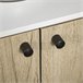 Armario de Baño Melamina de Madera, Acero kleankin, hogar - baño 60 Marron