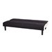 Sofá 2 plazas convertible en cama RIO color negro Negro