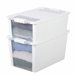 Curver Caja de almacenaje con tapa Bi-Box 26L Blanco