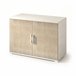 Armario multiusos 2 puertas efecto madera 90 Blanco/ Madera