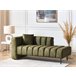 Beliani Chaise longue izquierdo Terciopelo LANNILS Beige