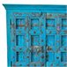 Armario de madera acabado artesanal Azul