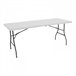Pack 2 Mesas Plegables Rectangular Catering 7house 240x74 Blanco