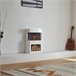 KAMINIO Eléctrica Chimenea HENRI - Estufa de Chimenea Eléctrica Blanco
