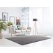 ATTICGO Alfombra lavable lisa LOFT 140x200 Antracita