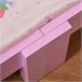 Cama Infantil MDF, Madera de Álamo HOMCOM Rosa
