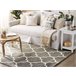 Beliani Alfombra de pelo corto YALOVA 160x230 Gris