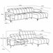 Chaise longue relax eléctrica ANDY Gris Claro