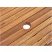 Beliani Conjunto de comedor JAVA Marron