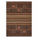 Alfombra de lana KASHQAI 4356 500 Étnico 240x300 Marron