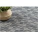 Alfombra LIBRA círculo  grafito 165 Rayas 100x100 Gris