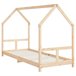 Estructura De Cama Para Niños 206x85 Marron