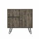 Aparador de salón Z80 Andora, con gabinete Marron