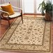 Alfombra de lana OMEGA ARIES flores  perla 170x235 Beige