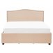 Beliani Cama con almacenaje Poliéster MONTPELLIER 167x213 Beige