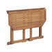 Beliani Conjunto de comedor TREIA Marron