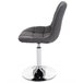 2 Sillas de comedor de tela CDS04427 Gris
