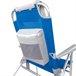 Aktive Pack 2 sillas playa plegables y multiposición asiento alto Azul