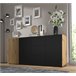 APARADOR AURIS 180 Negro/ Madera