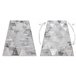 Alfombra LIRA E1627 Triángulos Geométrico estructural moderna 200x290 Gris