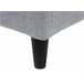 Beliani Cama LED Poliéster FITOU 170x214 Gris Claro