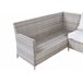Beliani Conjunto longue LACONA Gris Oscuro