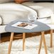 Set De 2 Mesas De Café Mesa Auxiliar FBT74-HG SoBuy 55x53 Gris