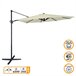Parasol excéntrico roma Aktive Garden Ø300 cm crema mástil aluminio Crema