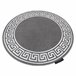 Alfombra HAMPTON Grecos círculo 160x160 Gris