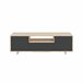 Mueble TV Zaida 3 Puertas Color Roble/Gris Gris