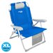 Aktive Pack 2 sillas playa XXL plegables y multiposición Azul