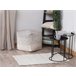 Beliani Alfombra de pelo corto ERZIN 80x150 Blanco/ Beige