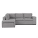 BUDWING Zurie Sofá Cama Gris Claro