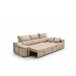 Sofa Chaise Longue Cama con Arcón y Puff Giuliana Beige