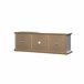 Mueble TV 2 puertas laminado blanco PARIS Blanco