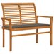 Banco De Jardín 112x55 Marron