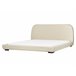 Beliani Cama de agua Poliéster ROISEL 201x226 Crema