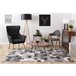Alfombra HEOS 78537 Hexágono 120x170 Gris