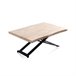 Mesa de centro elevable Lada Fit 80x80 Roble