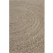 Alfombra de yute natural 120x120 Natural