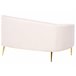 Beliani Sofá en U Terciopelo MOSS Beige